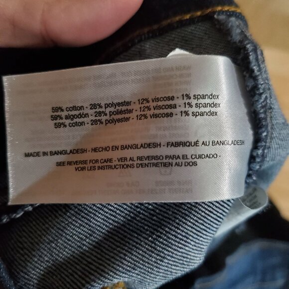 Jessica Simpson Jeans Womens 14 Blue Poppy Mid-Rise Skinny Stretch Denim - Picture 4 of 15